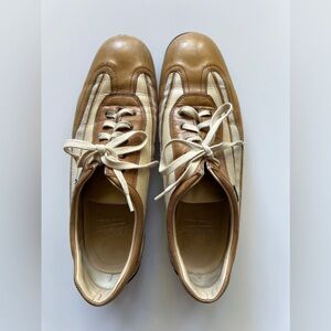 Vintage Paraboot Brown Leather Men Size 5.5 US casual shoes women’s US 6.5 to 7